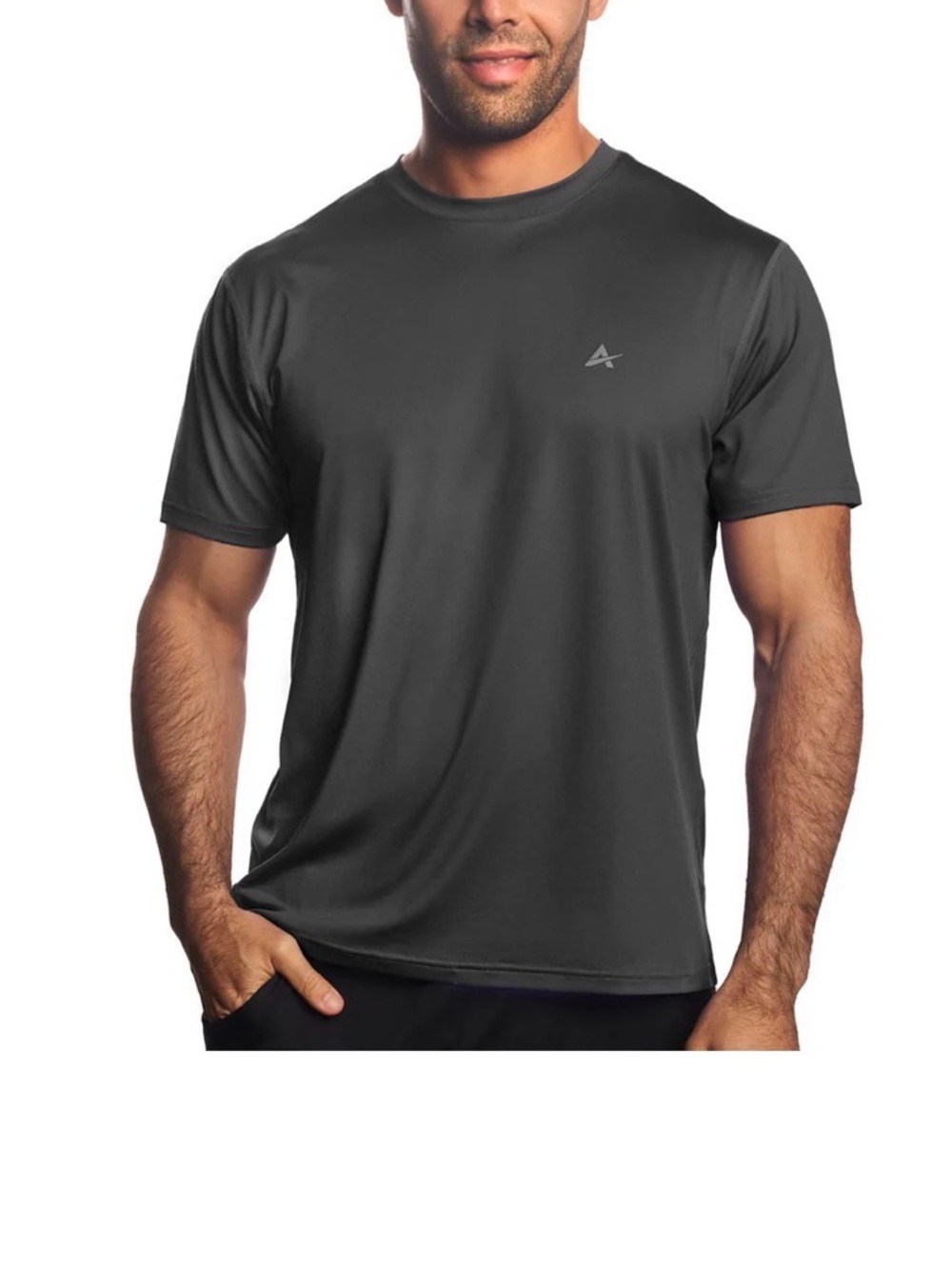 Men's Cooling Crew Neck T-Shirt - Grey